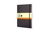 Moleskine Classic Notebook, Soft Cover, XL (7.5' x 9.5') Ruled/Lined, Black, 192 Pages