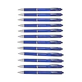 Amazon Basics Retractable Gel Pens - Medium Point, 12 Count, Blue