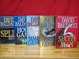 King and Maxwell Series Complete Set, Volumes 1-5, By David Baldacci. Hardcover (Split Second / Hour Game / Simple Genius / First Family / The Sixth Man, Sean King and Michelle Maxwell Series)