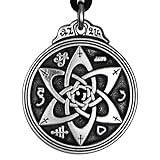 Talisman for Poets, Writers and Actors Amulet Pentacle Necklace