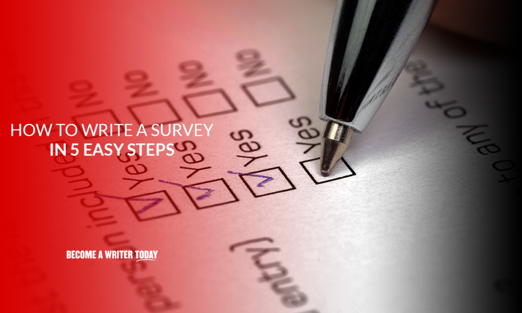 How to write a survey in 5 easy steps