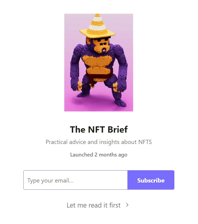 The NFT Brief