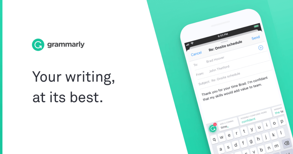 Grammarly is an excellent checker for all uses.