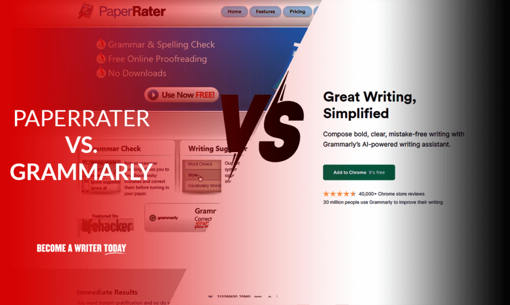 PaperRater vs Grammarly