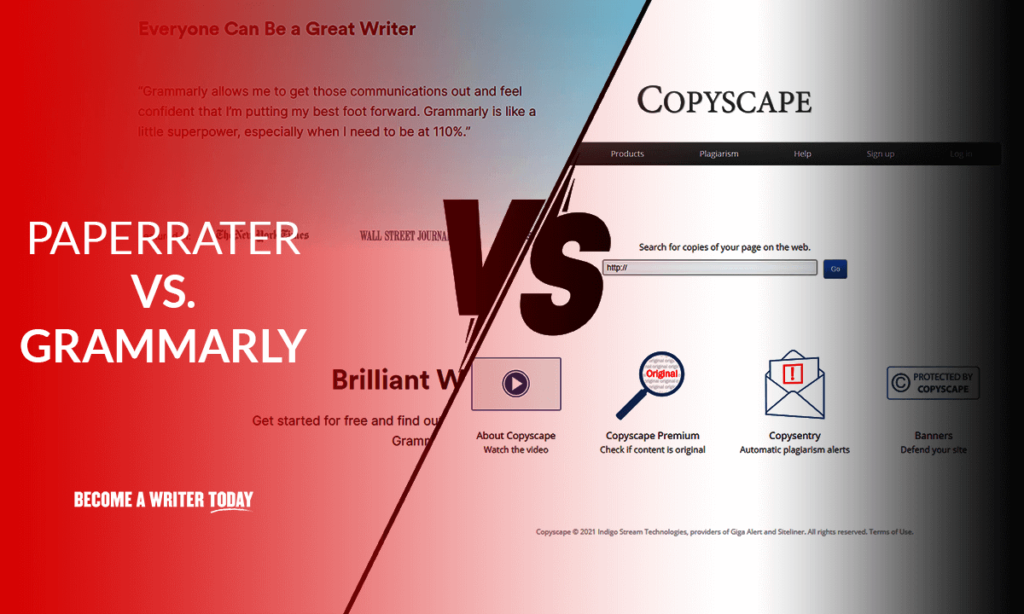 Grammarly vs Copyscape