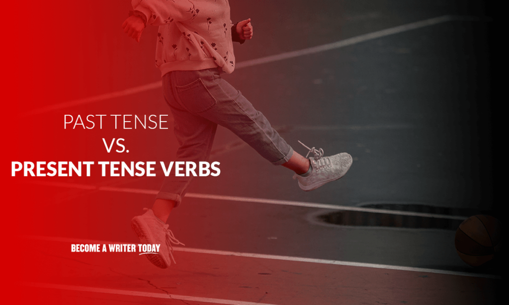 The difference between present tense vs past tense verbs