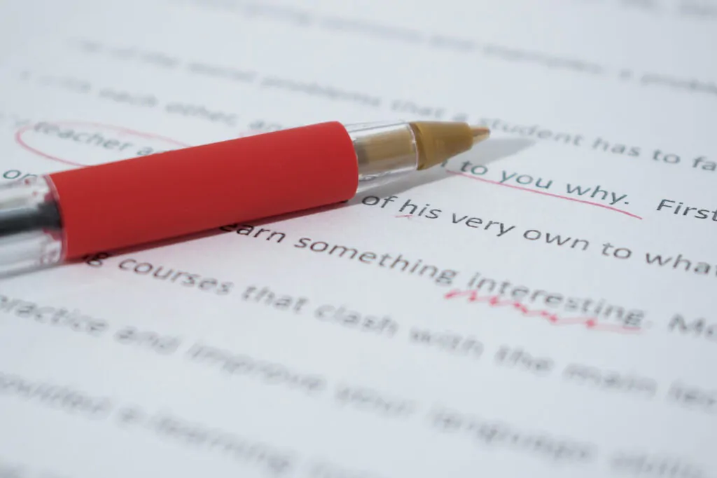 What are proofreading marks?