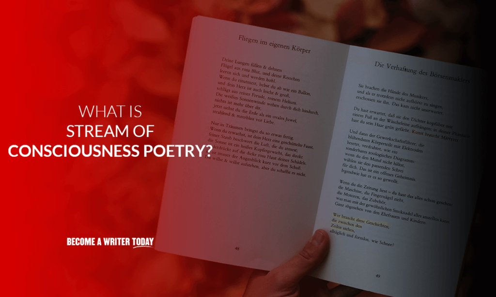What is stream of consciousness poetry?