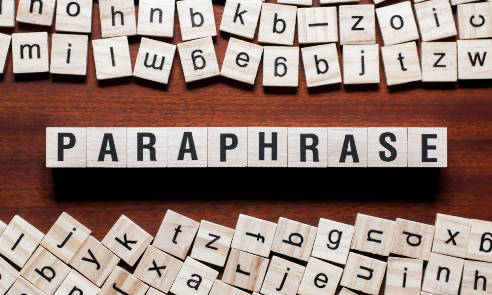 Do you need quotation marks when paraphrasing?