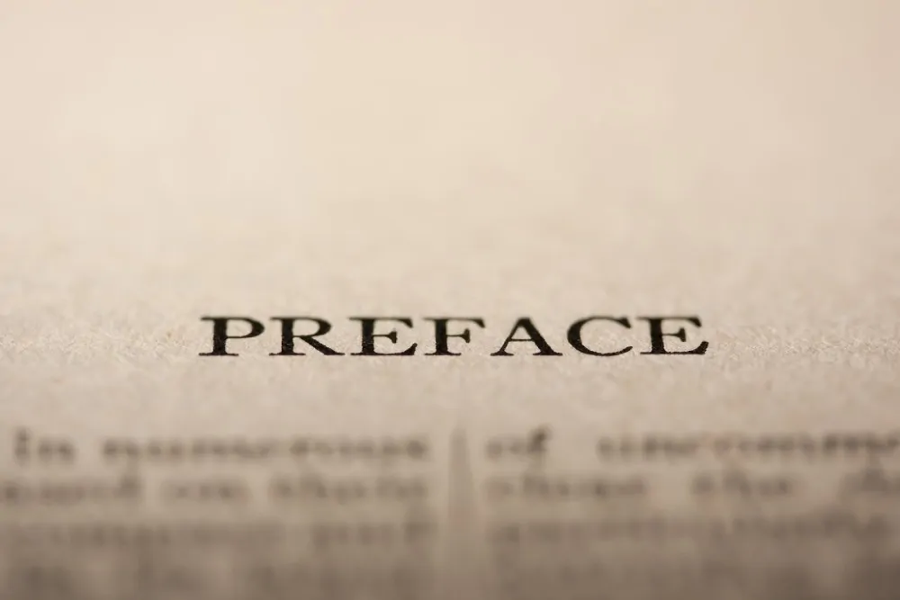 How to write a preface?