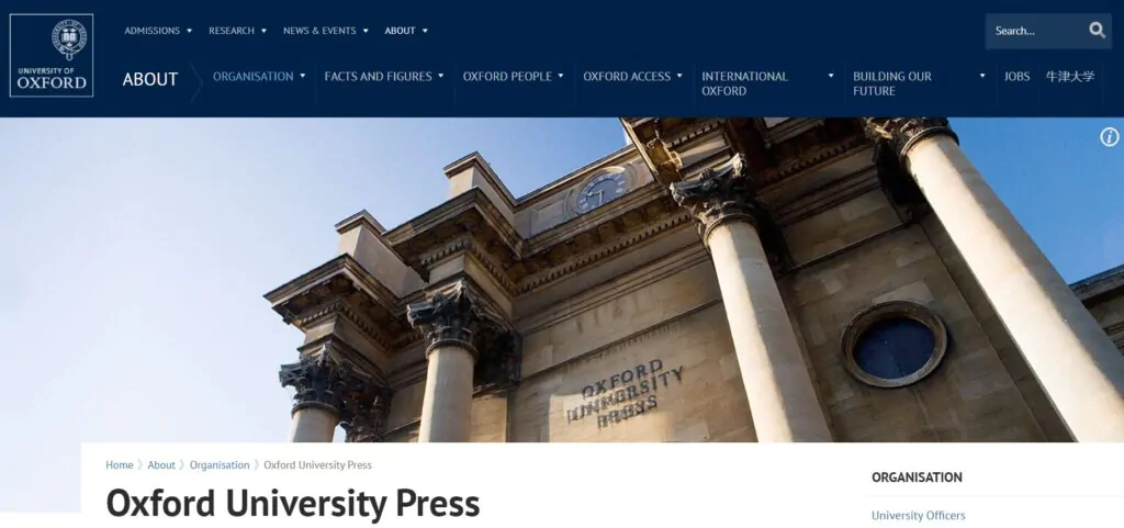 Style guides that use a Harvard comma: The Oxford University Press