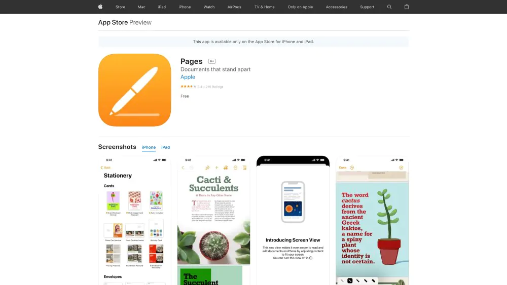 Does Pages have a grammar checker? IOS app Pages