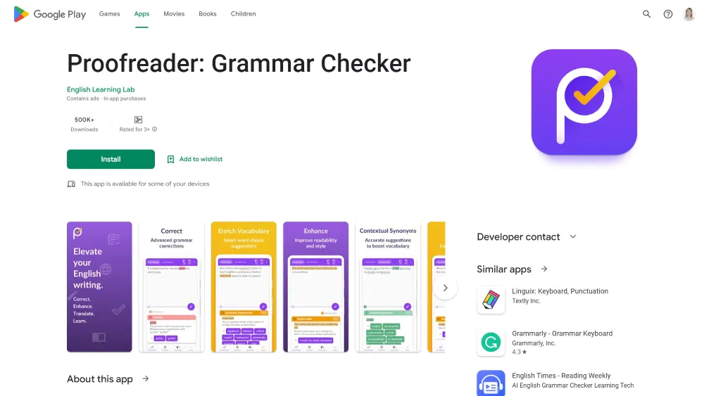 Best Grammar Checker for Android Users: Proofreader