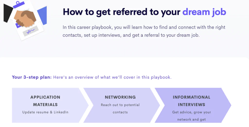 How to get a job referral playbook