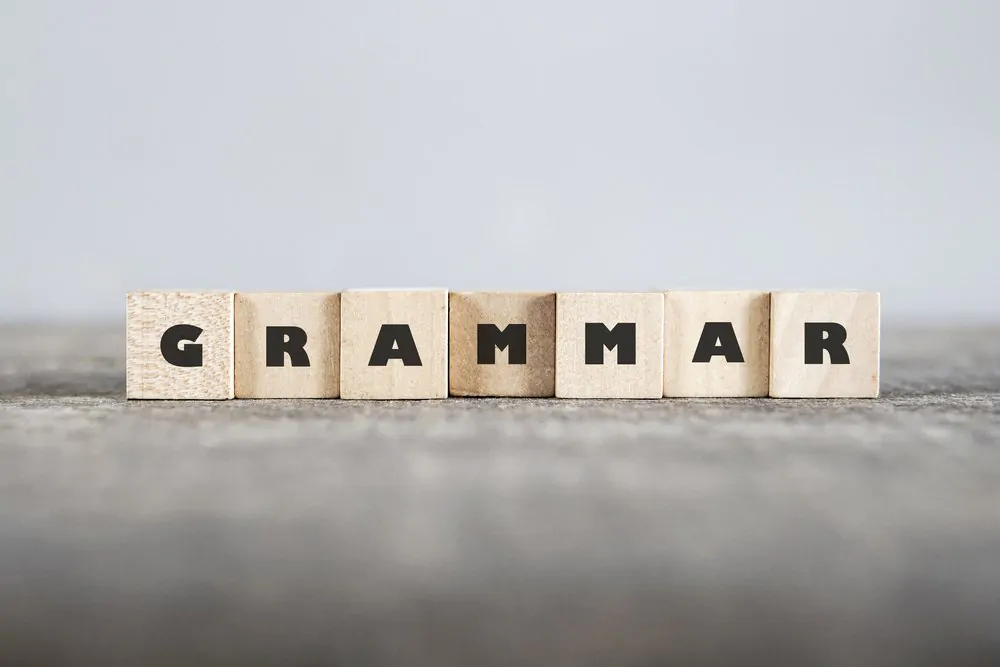 List of Grammar Words