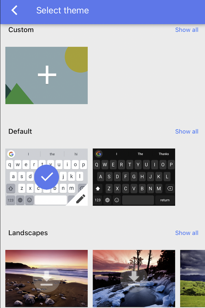 Gboard features