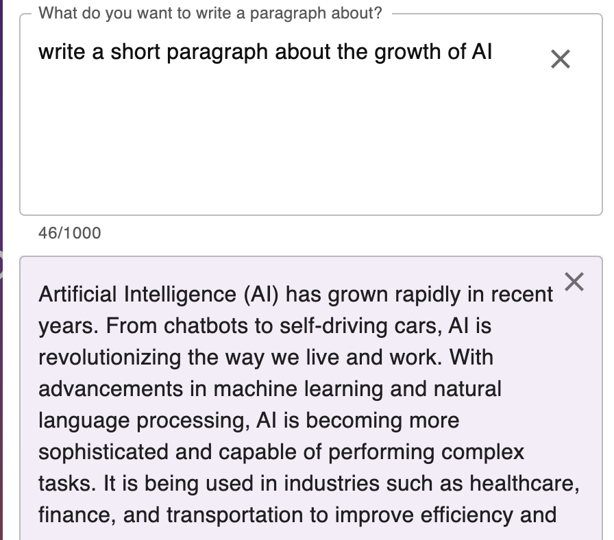 Paragraph AI