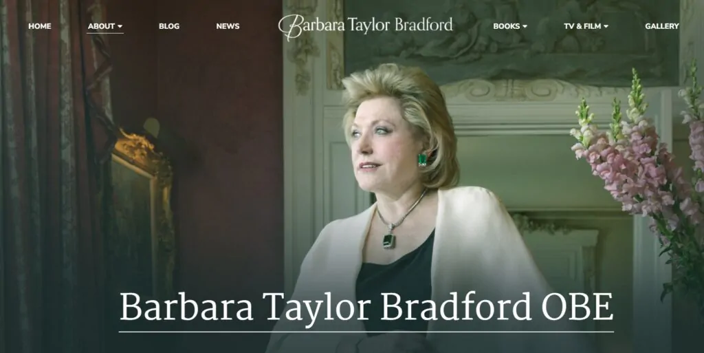 Barbara Taylor Bradford net worth