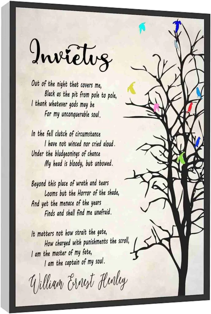 Invictus Poem by William Ernest Henley