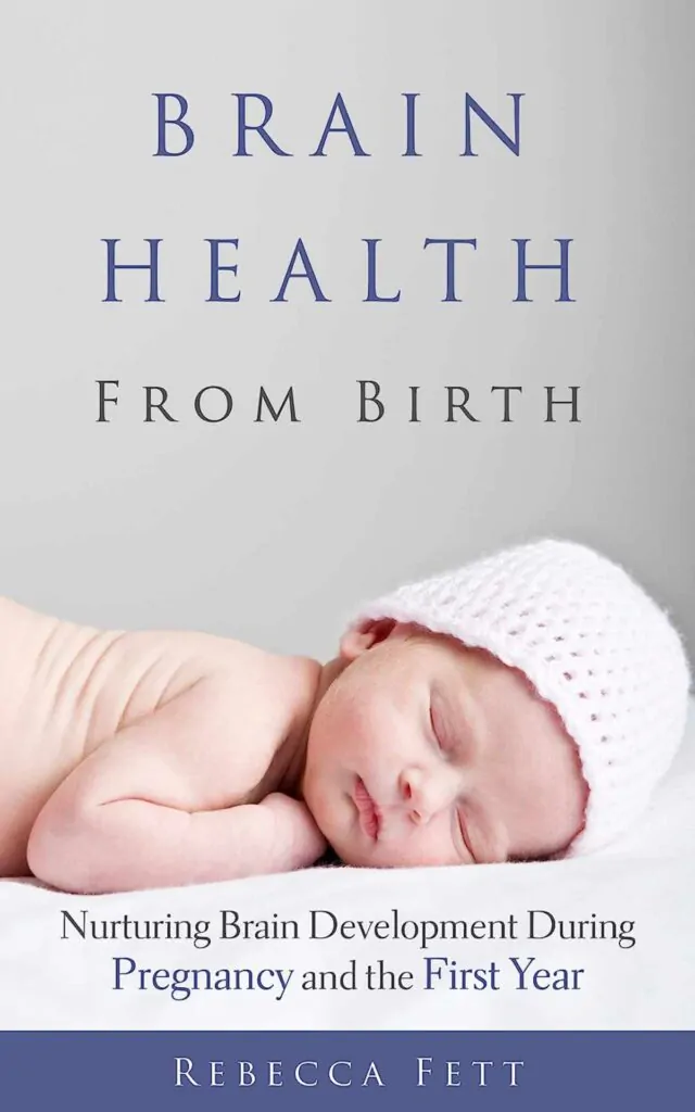 Book cover of Brain Health From Birth by Rebecca Fett
