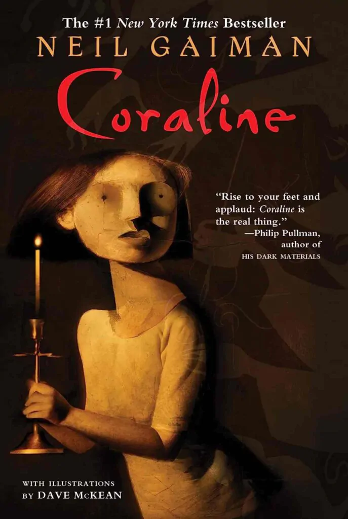 Book cover of Coraline 