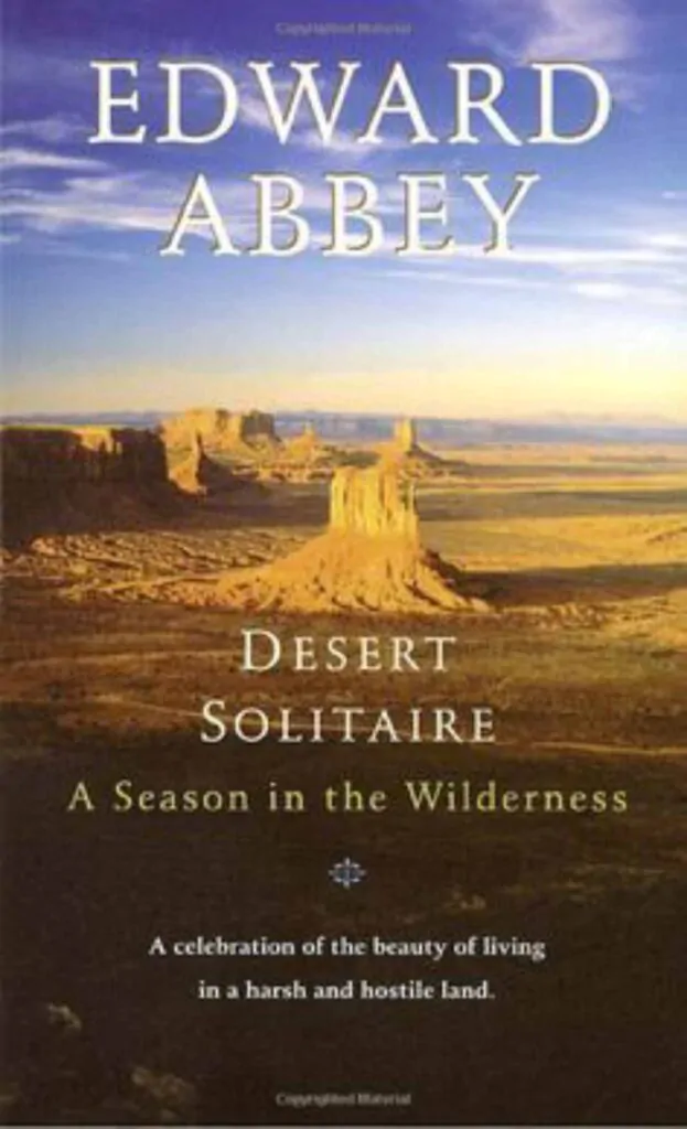Book cover of Desert Solitaire by Edward Abbey