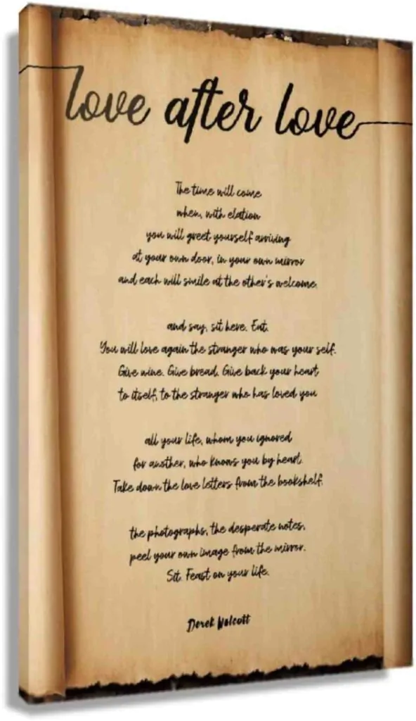 Love After Love, a poem by Derek Walcott
