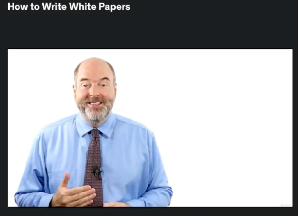 How to Write White Papers