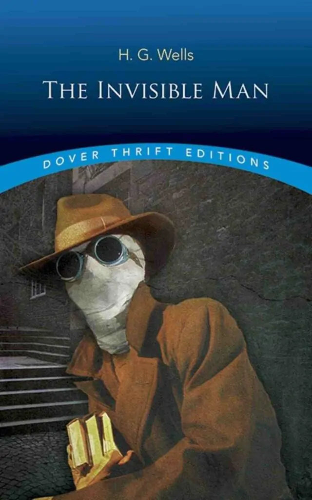 Book cover of The Invisible Man by H.G. Wells
