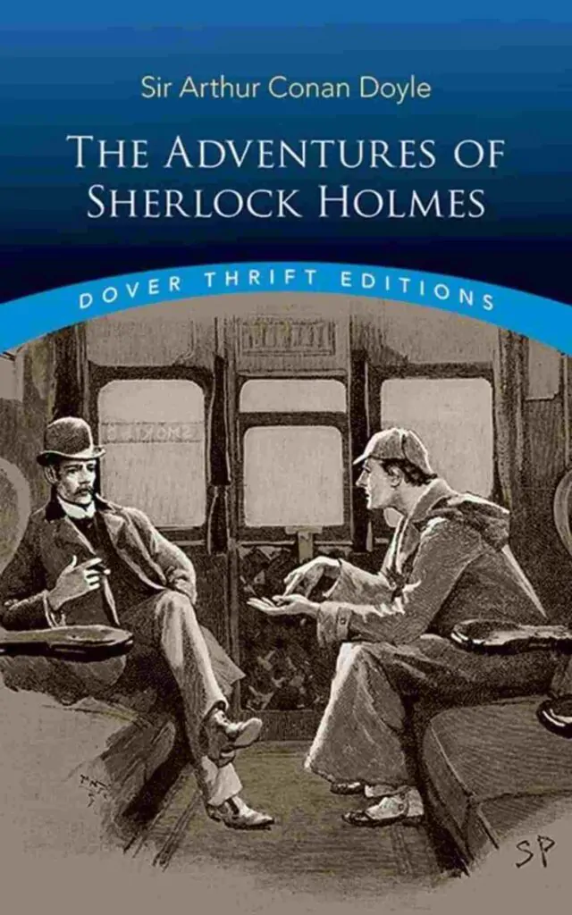 Book cover of The Adventures Of Sherlock Holmes by Sir Arthur Conan Doyle