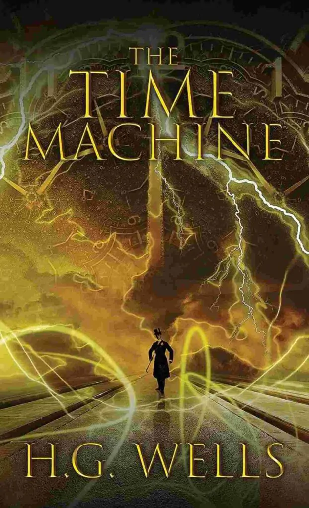 Book cover of The Time Machine by H.G. Wells
