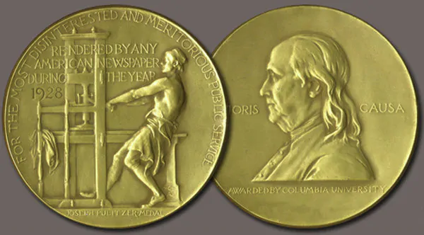 Pulitzers gold medal