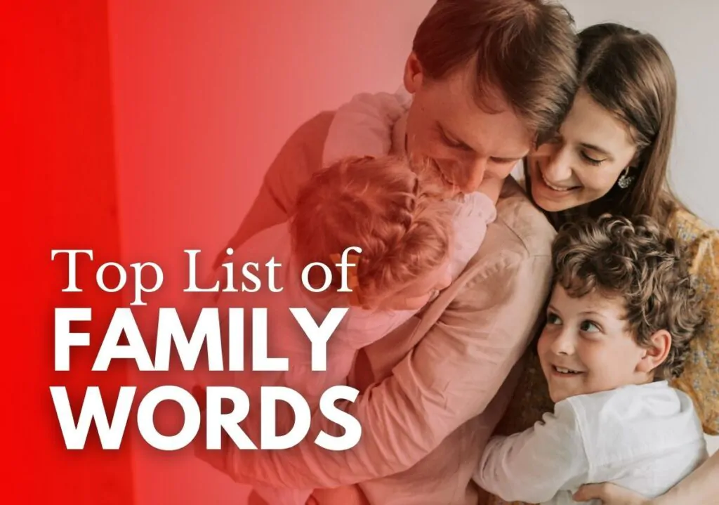 Family words list
