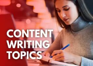 Content writing topics